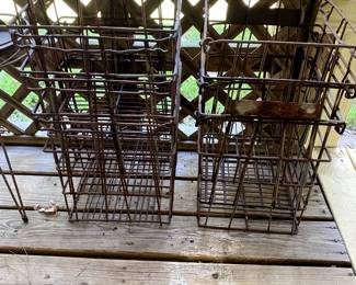 WIRE MILK CRATES