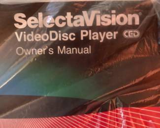 selectavision VideoDisc player