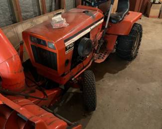 Allis-Chalmers Yard tractor with snow blower, mower deck cultavator