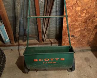 Vintage Scotts metal seeder