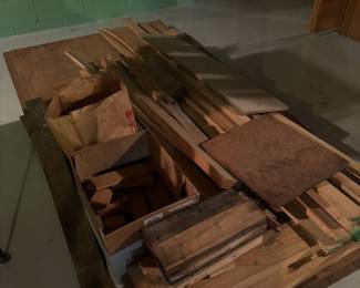 extra wood pcs and trim