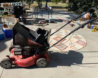 Self-propelled Toro mower