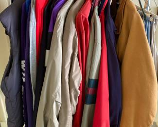 Men's jackets and collegiate wear