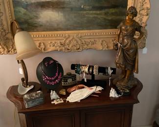 You'll have to check out the many antiques, jewelry and fine items we have available.