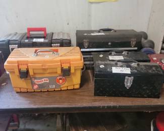 TOOLS BOXES  WITH TOOLS 