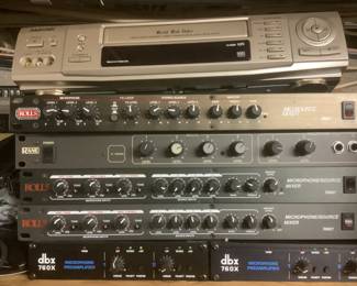 Microphone preamplifier etc