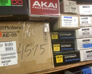 Microphones plus we have lots of extra mic cases