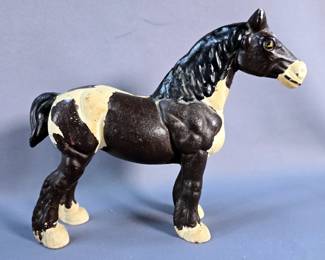 Cast Iron Horse Bank, 10" x 8.5"