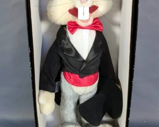 Applause 75th Anniversary Bugs Bunny Plush Collectible, 22" Tall, No. 615/3,000, Includes COA, In Original Box