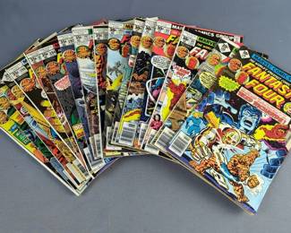 Fantastic Four Marvel Comic Books, Qty 17, Including Issues 179-185, And 191-200