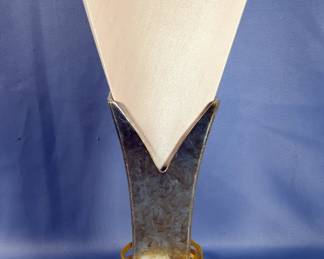 Art Deco Style Accent Lamp, 18.5" Tall, Powers On