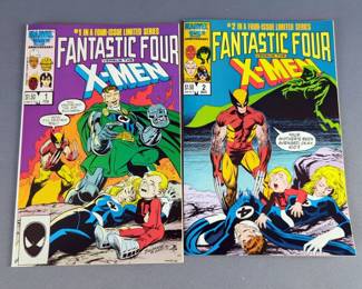 Fantastic Four Versus The X-Men Limited Series Marvel Comic Book Set