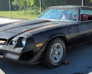 1981 Chevrolet Camaro Z28 Coupe Project Car, Vin# 1G1AP87H6BL162168, Mileage Showing 78,537