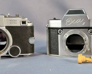 Kodak Ektra Body With No Lens, And Exa II Body