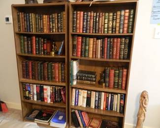 Lots and lots of books. Most are by popular authors.