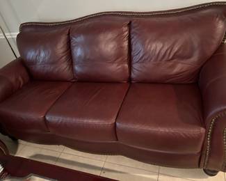 leather sofa