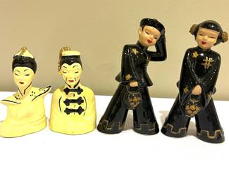 Vintage Asian Style Shelf Sitters