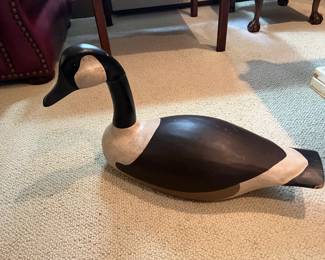 Wooden Carved Canadian Goose