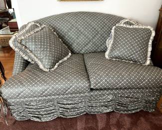 Charming Quilted Loveseat