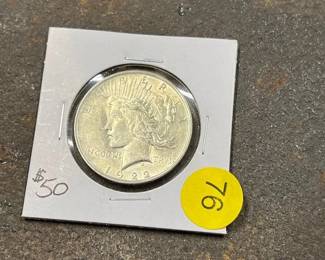 1922 PEACE DOLLAR
