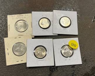 JEFFERSON NICKELS, SOUTH AFRICA & BAHAMAS COINS