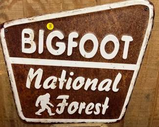 BIG FOOT NATIONAL FOREST SIGN