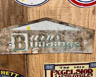 BURNS BUILDINGS SIGN