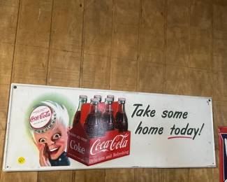 COCA COLA METAL SIGN

