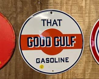 GULF GASOLINE SIGN