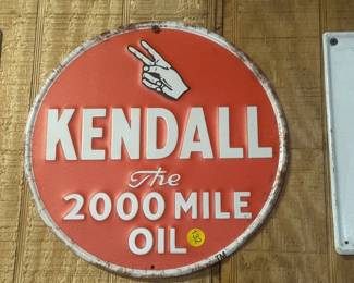 KENDALL OIL SIGN
