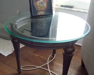 37504t Magnussen Home Furniture Galloway Round End Table, original price $370 each. Price at the bottom of the page.... https://www.homelivingfurniture.com/.../37515t-magnussen...