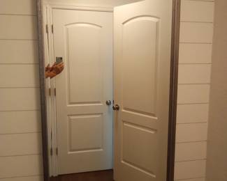 This mirror is made/sold by Uttermost. It is 62" high and 32" wide and right now at uttermost you can buy it for $385.00. https://www.lampsplus.com/.../uttermost-gabelle-32-inch-x...