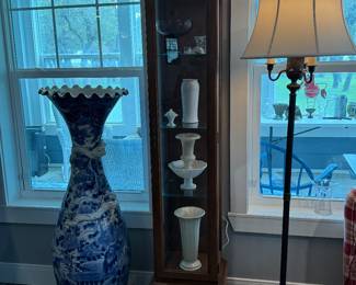 Ethan allen curio cabinet 