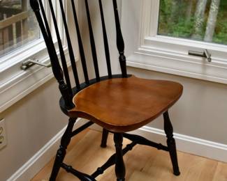 One of 5 Hitchcock chairs