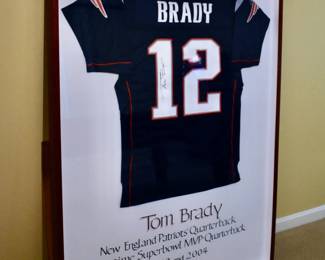Autographed Tom Brady jersey