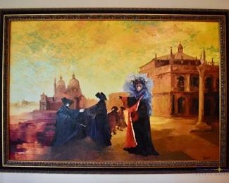 Venetian Carnevale painting