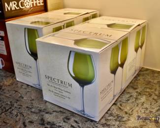Spectrum wine glasses