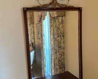 Mahogany Gilt Neoclassical style mirror