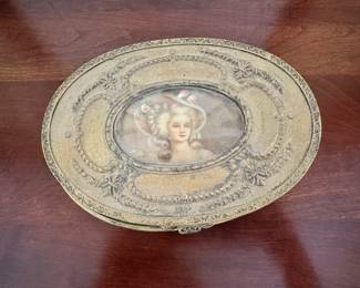 Antique French vanity box