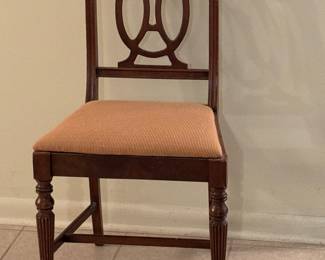 Mahogany side chair