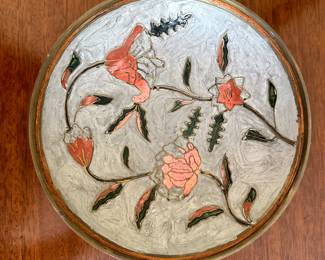 brass cloissone bowl