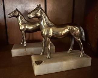 brass bookends