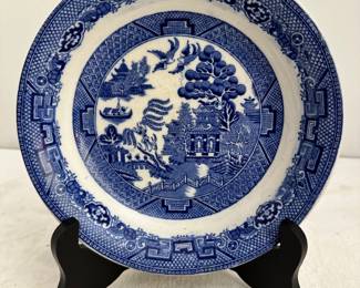 Blue Willow plate