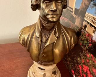 Thomas Jefferson Bookends 