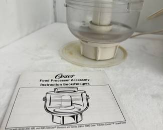 Oster food processor