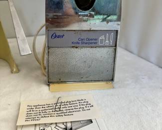 Oster can opener