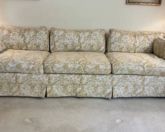MCM Heritage Skirted tuxedo sofa