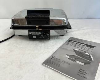 Black and Decker waffle maker