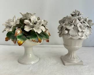 Italian hand painted Capodimonte style