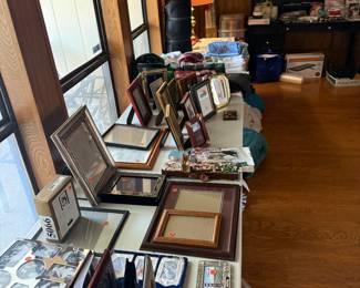 Frames, bedding, blankets